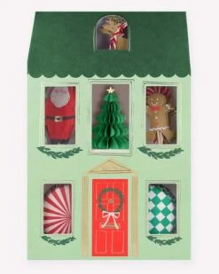 Meri-Meri Festive House Cupcake Kit