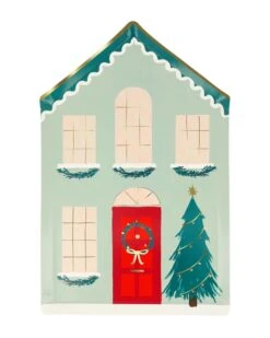 Meri-Meri Festive House Plates -LITTLE Baby Gear little meri meri festive house plates 49646398112036