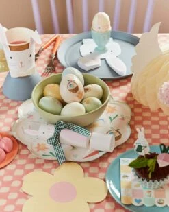 Meri-Meri Gingham Bow Bunny Crackers -LITTLE Baby Gear little meri meri gingham bow bunny crackers 46179150856484