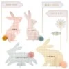 Meri-Meri Gingham Bunnies Egg Hunt Kit