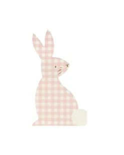 Meri-Meri Gingham Bunny Napkins