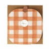 Meri-Meri Gingham Pumpkin Napkins -LITTLE Baby Gear little meri meri gingham pumpkin napkins 29677194313770