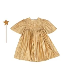 Meri-Meri Gold Angel Dress
