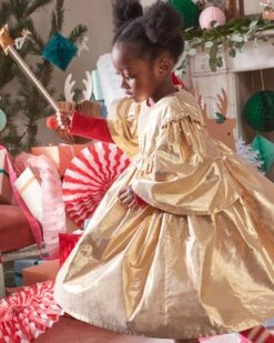 Meri-Meri Gold Angel Dress -LITTLE Baby Gear little meri meri gold angel dress 49646451294500