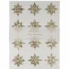 Meri-Meri Gold Eco Glitter Star Stickers
