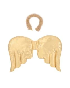 Meri-Meri Gold Quilted Angel Wings