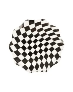Meri-Meri Halloween Checker Side Plates -LITTLE Baby Gear little meri meri halloween checker side plates 42168383734052