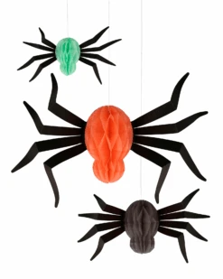 Meri-Meri Hanging Honeycomb Spiders