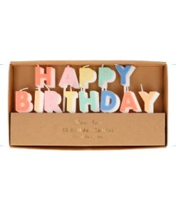 Meri-Meri Happy Birthday Candles