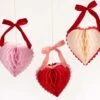 Meri-Meri Honeycomb Heart Decorations