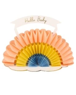 Meri-Meri Honeycomb Rainbow Card