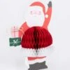 Meri-Meri Honeycomb Santa Stand Up Card