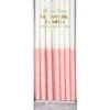 Meri-Meri Glitter Dipped Candles In Pale Pink -LITTLE Baby Gear little meri meri light pink glitter dipped candles 5471757434922