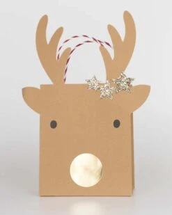 Meri-Meri Medium Reindeer With Stars Gift Bags 7 Meri-Meri Medium Reindeer With Stars Gift Bags -LITTLE Baby Gear little meri meri medium reindeer with stars gift bags 49646574469412