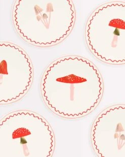 Meri-Meri Merry Mushrooms Side Plates