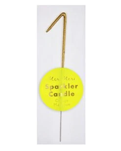 Meri-Meri Mini #1 Sparkler In Gold