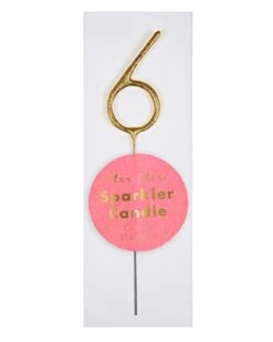 Meri-Meri Mini #6 Sparkler In Gold