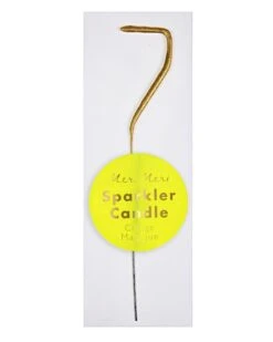 Meri-Meri Mini #7 Sparkler In Gold