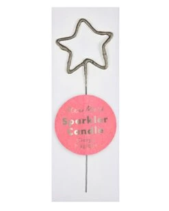 Meri-Meri Mini Star Sparkler In Silver