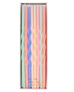 Meri-Meri Mixed Twisted Long Candles