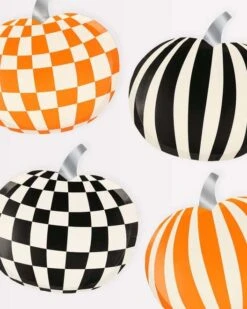 Meri-Meri Mod Pattern Pumpkin Plates