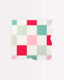 Meri-Meri Multi Check Small Napkins