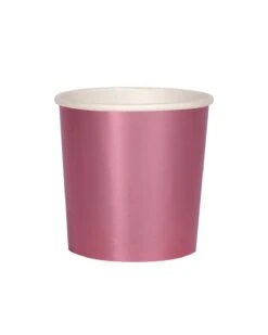 Meri-Meri Pink Foil Tumbler Cups