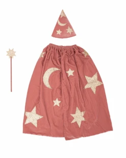 Meri-Meri Pink Velvet Wizard Costume