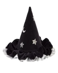 Meri-Meri Pointed Black Hat