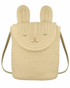 Meri-Meri Raffia Bunny Backpack
