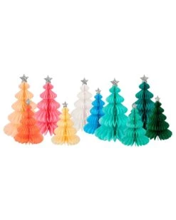 Meri-Meri Rainbow Forest Honeycomb Decorations