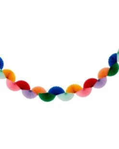 Meri-Meri Rainbow Honeycomb Fan Garland