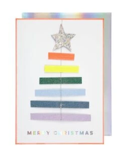 Meri-Meri Rainbow Tree Ornament Card