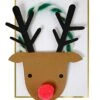 Meri-Meri Reindeer Head Card