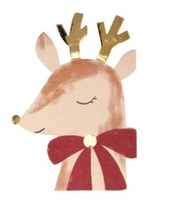 Meri-Meri Reindeer With Bow Napkins