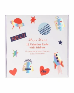 Meri-Meri Robot Concertina Valentine Cards + Stickers