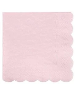 Meri-Meri Simply Eco Small Napkins In Pink
