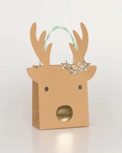 Meri-Meri Small Reindeer With Stars Gift Bags