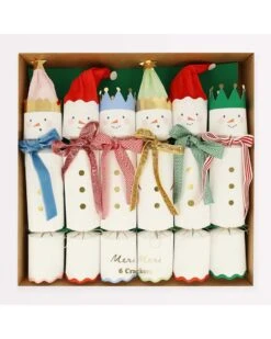 Meri-Meri Snowmen Crackers