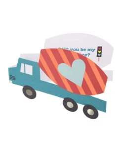 Meri-Meri Truck Kids Valentine's Card Set -LITTLE Baby Gear little meri meri truck kids valentine s card set 50871181148452