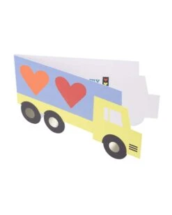 Meri-Meri Truck Kids Valentine's Card Set -LITTLE Baby Gear little meri meri truck kids valentine s card set 50871181705508