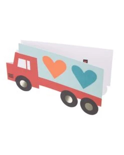 Meri-Meri Truck Kids Valentine's Card Set -LITTLE Baby Gear little meri meri truck kids valentine s card set 50871181803812
