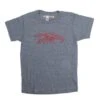 Lobster Baby Tee In Grey + Red -LITTLE Baby Gear little milo in maine lobster baby tee in grey red 3 6 5010392186922