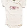 Lobster Onesie In Natural + Red