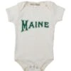 Maine Onesie In Natural + Green