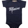 Maine Onesie In Navy + White -LITTLE Baby Gear little milo in maine maine onesie in navy white 3 6 5009916461098