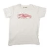 Lobster Baby Tee In Natural + Red -LITTLE Baby Gear little milo in maine s s baby lobster tee in natural red 3 6 5009888542762