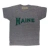 Maine Tee In Grey + Green