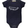 Whale Onesie In Navy + White