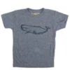 Whale Baby Tee In Grey + Navy -LITTLE Baby Gear little milo in maine whale baby tee in grey navy 3 6 5010390548522
